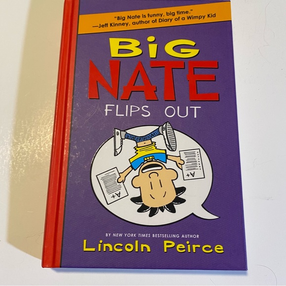 5 Big Nate books,Goes for Broke,Strikes Out,On a Roll, Flips Out.GUC see notes - Picture 9 of 13